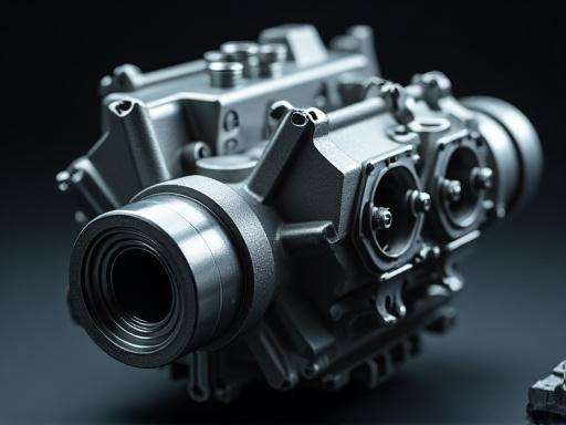 CNC-gefräste Motorkomponente aus Metall